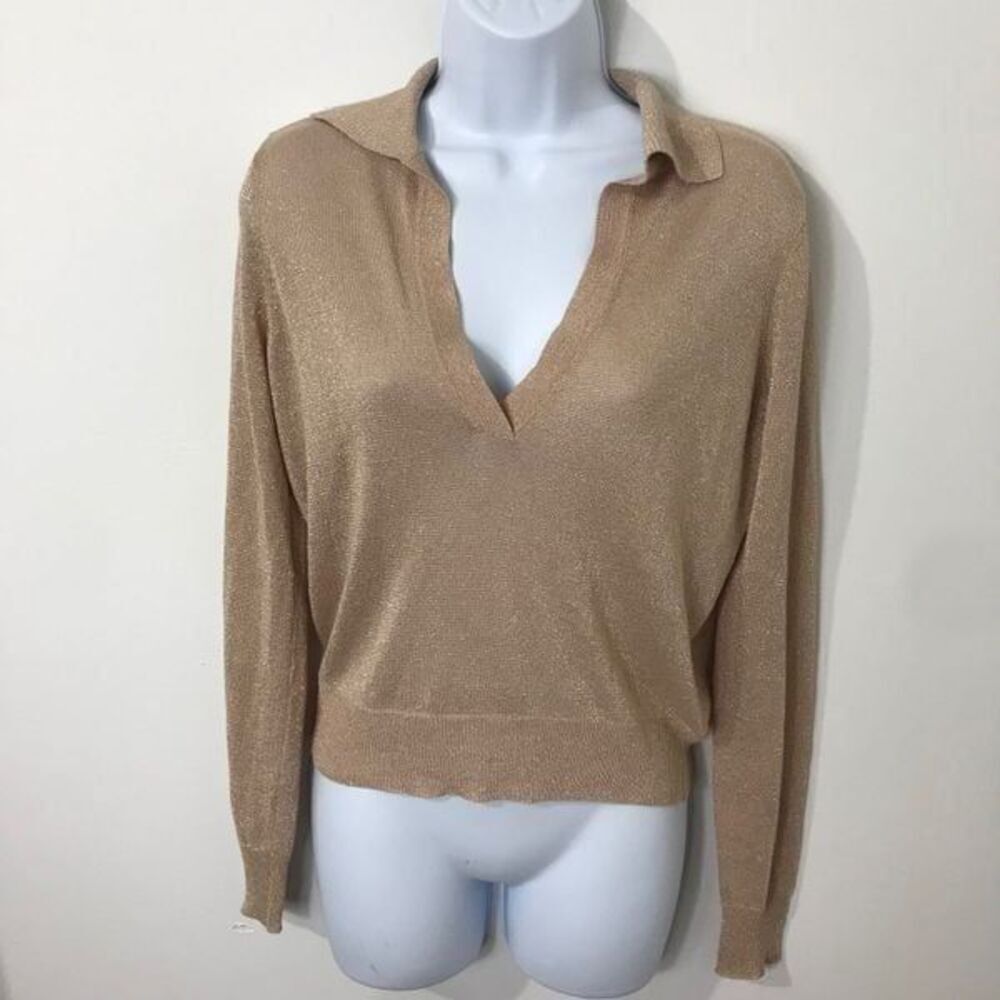 525 america rayon V neck knit tops…0485